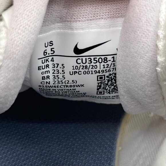 Nike White Renew Ride 2 Lace-Up Sneakers | Size 6.5 - Picture 4 of 9